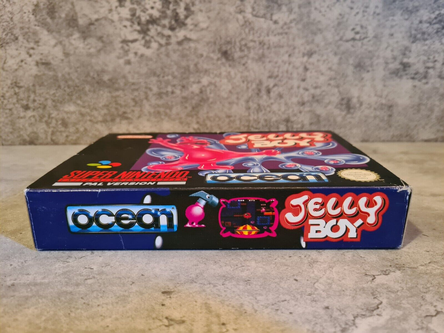 SNES Super Nintendo Jelly Boy mit OVP und Anleitung UKV - T-Retro-Games