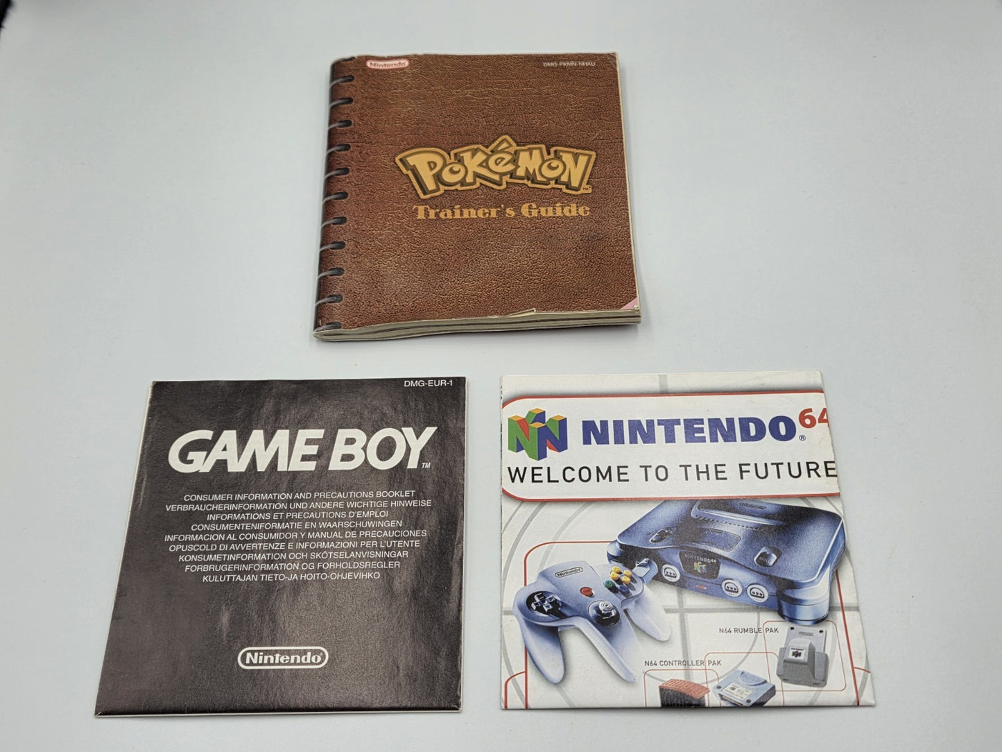 Nintendo Game Boy Pokemon Blue Version mit OVP und Anleitung EUR