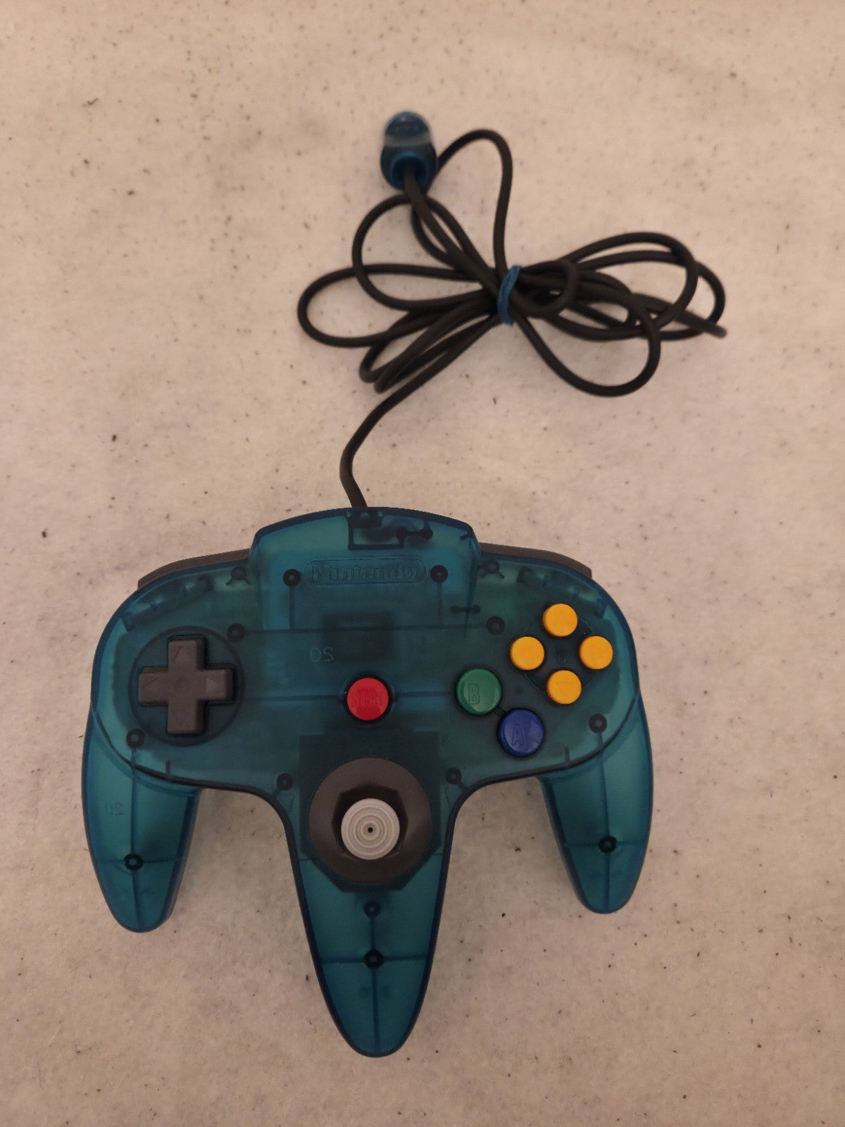 N64 Nintendo 64 Clear Blue Konsole Console OVP