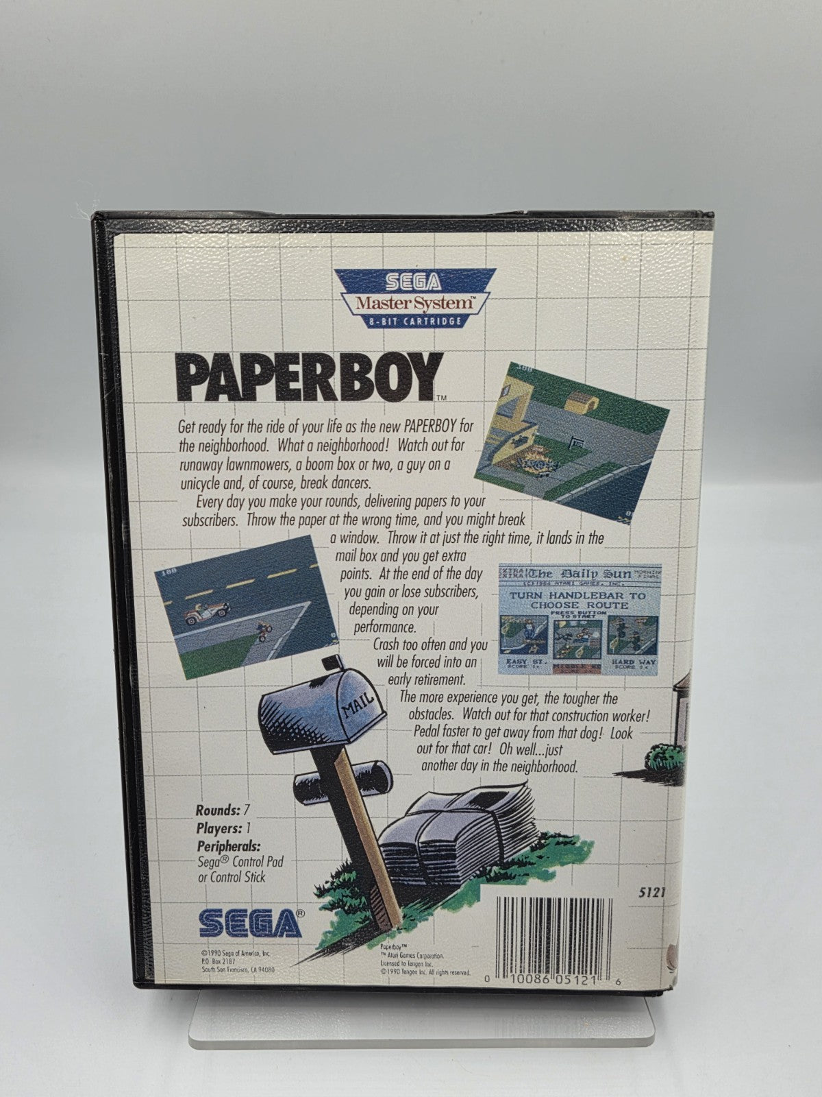 Sega Master System Paperboy mit OVP und Anleitung USA