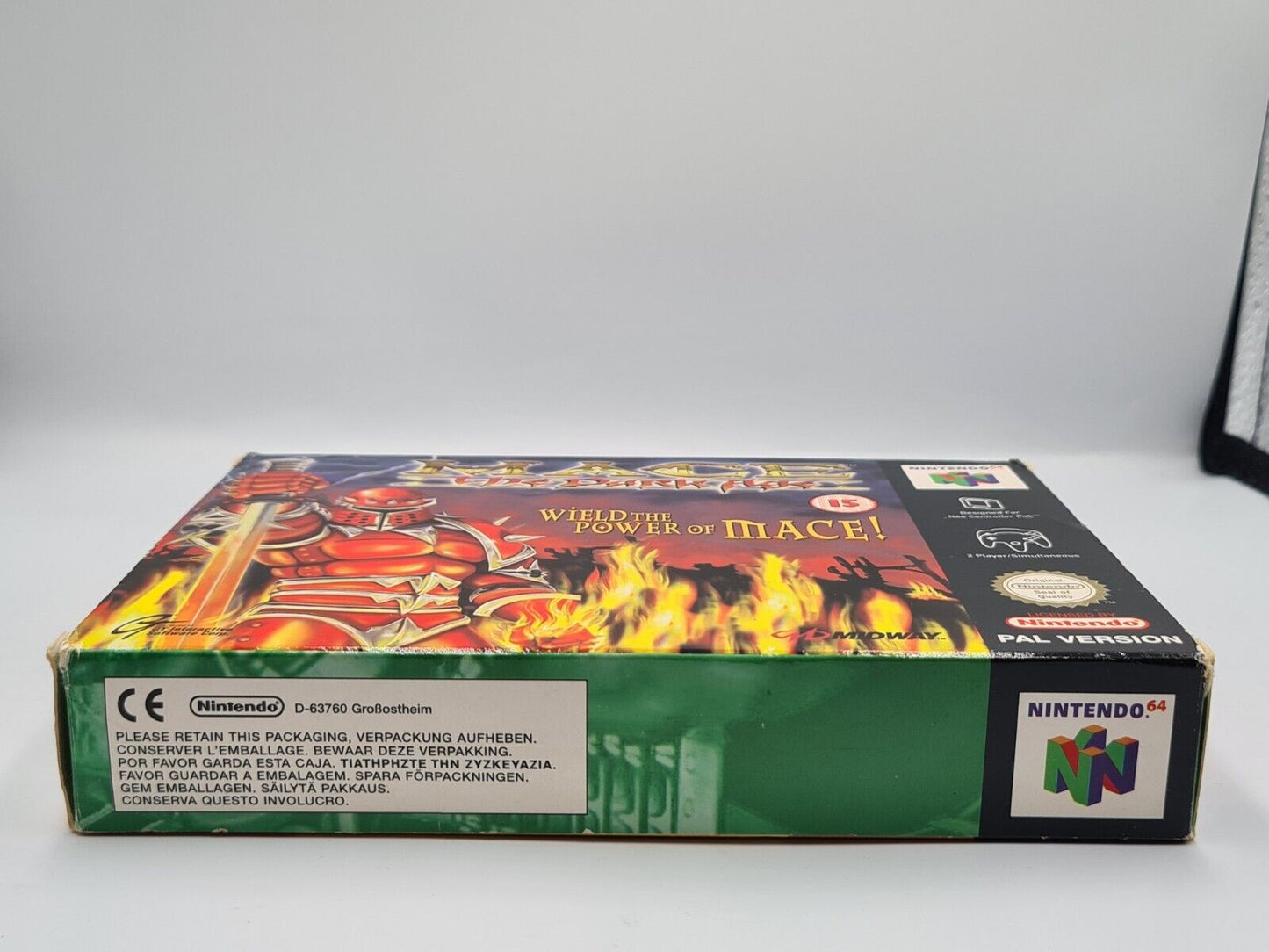 N64 Nintendo 64 Mace The Dark Age mit OVP und Anleitung EUR - T-Retro-Games