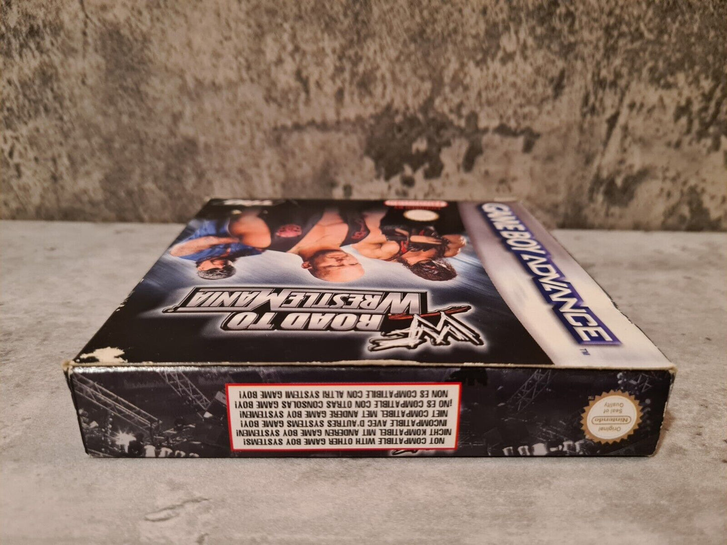 Nintendo Gameboy Advance WWF Road to Wrestlemania mit OVP und Anleitung EUR - T-Retro-Games