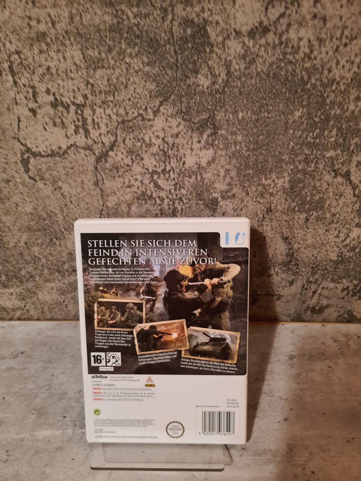 Nintendo Wii Spiel Call of Duty 3 mit OVP und Anleitung NOE - T-Retro-Games