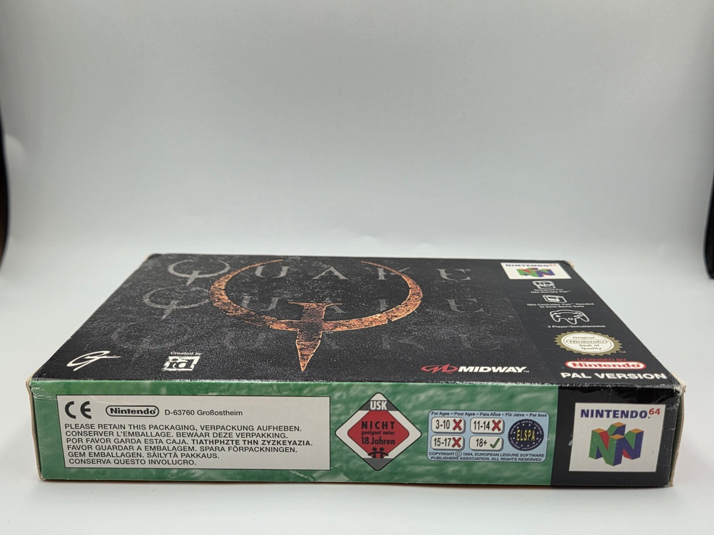 N64 Nintendo 64 Quake mit OVP und Anleitung EUR