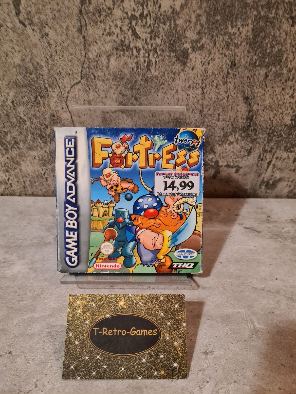 Nintendo Gameboy Advance Fortress mit OVP und Anleitung EUR - T-Retro-Games