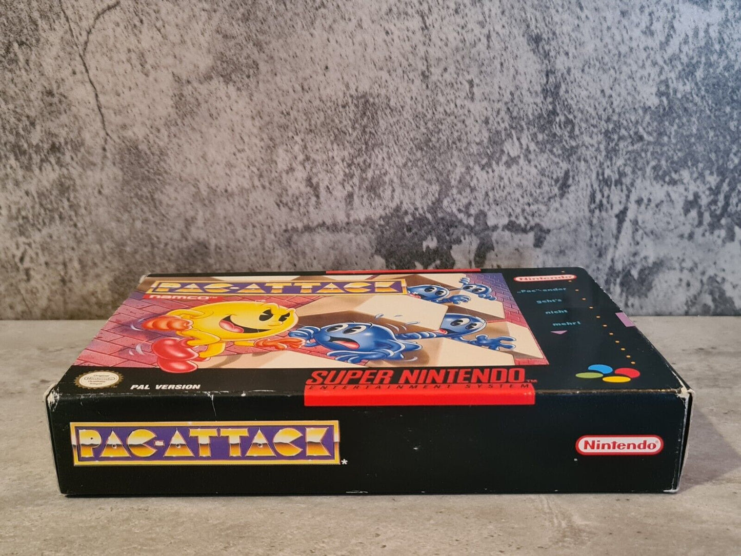 SNES Super Nintendo Pac-Attack mit OVP und Anleitung NOE - T-Retro-Games