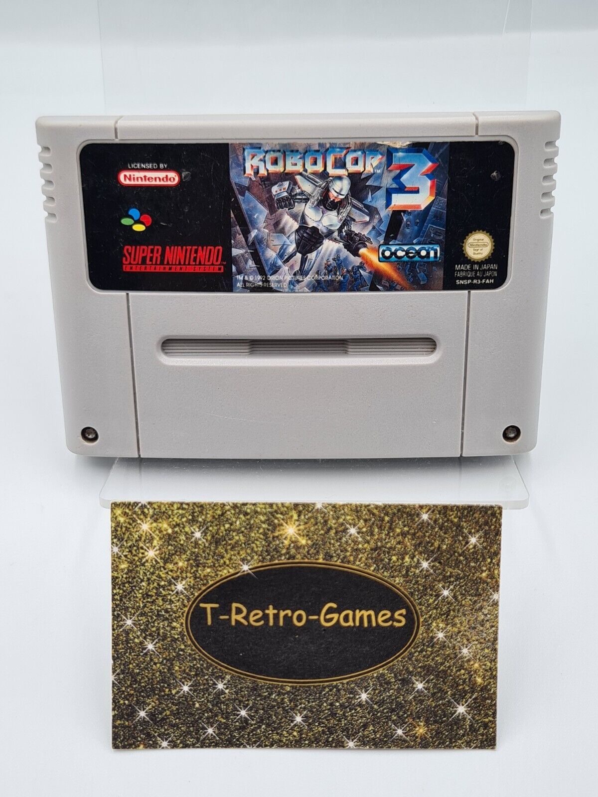 SNES Super Nintendo RoboCop 3 Modul FAH - T-Retro-Games