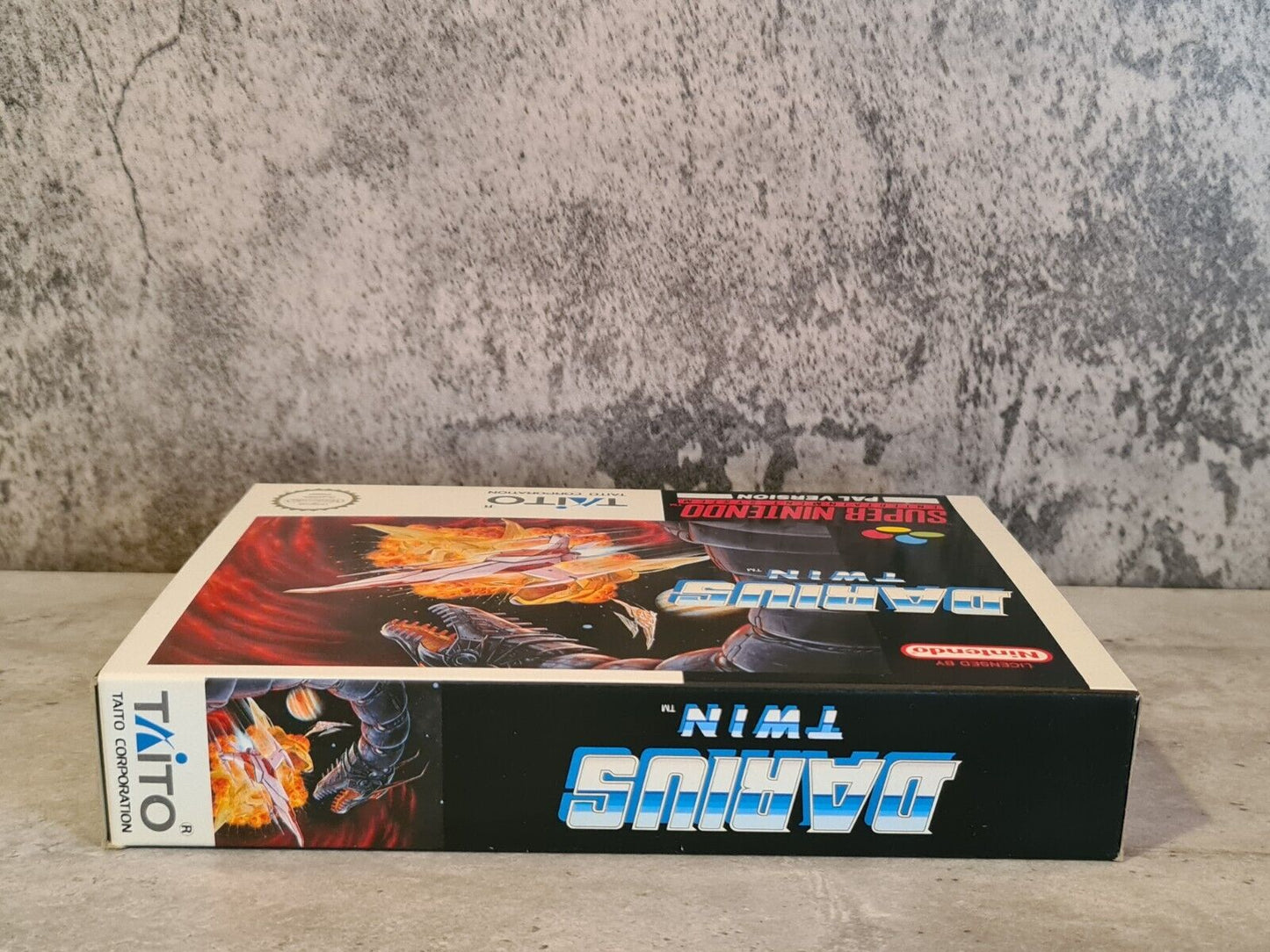 SNES Super Nintendo Darius Twin mit OVP und Anleitung NOE - T-Retro-Games