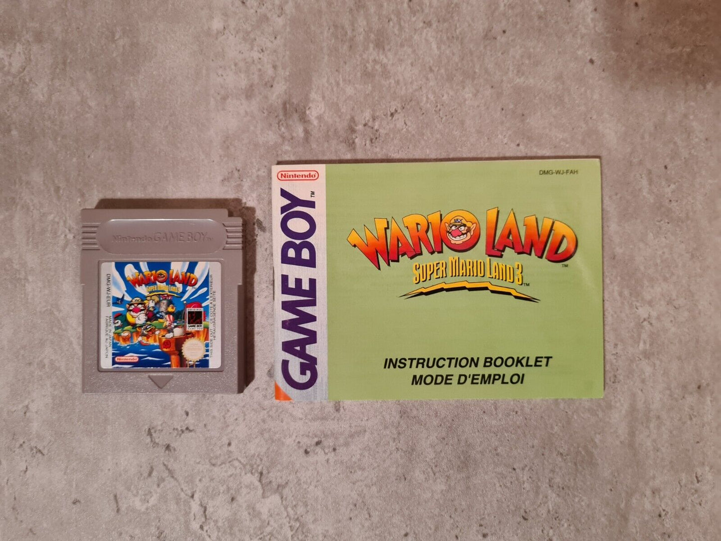 Nintendo Game Boy Wario Land Super Mario Land 3 mit OVP und Anleitung FAH - T-Retro-Games
