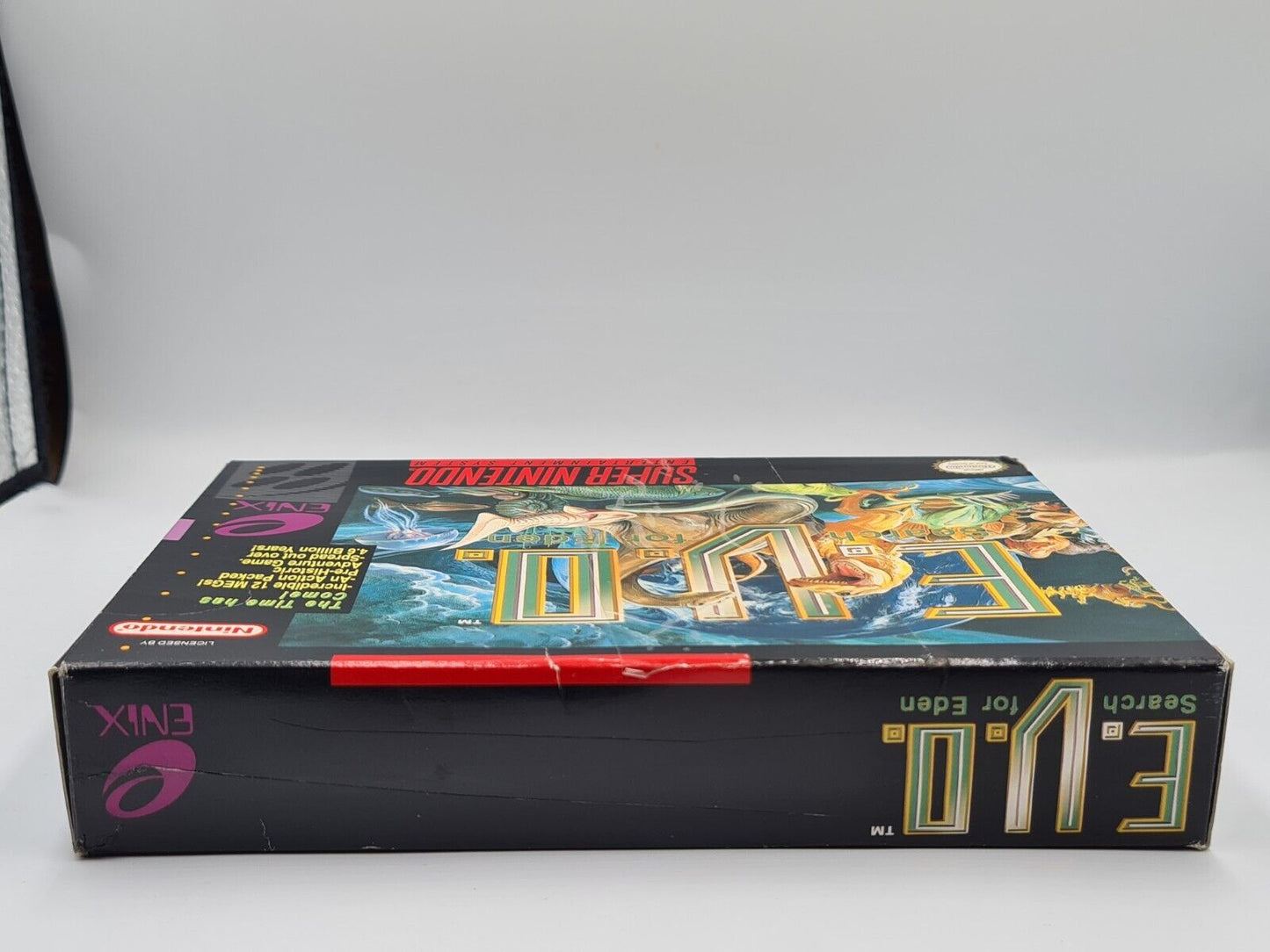 SNES Super Nintendo E.V.O. Search for Eden mit OVP und Anleitung NTSC-USA - T-Retro-Games
