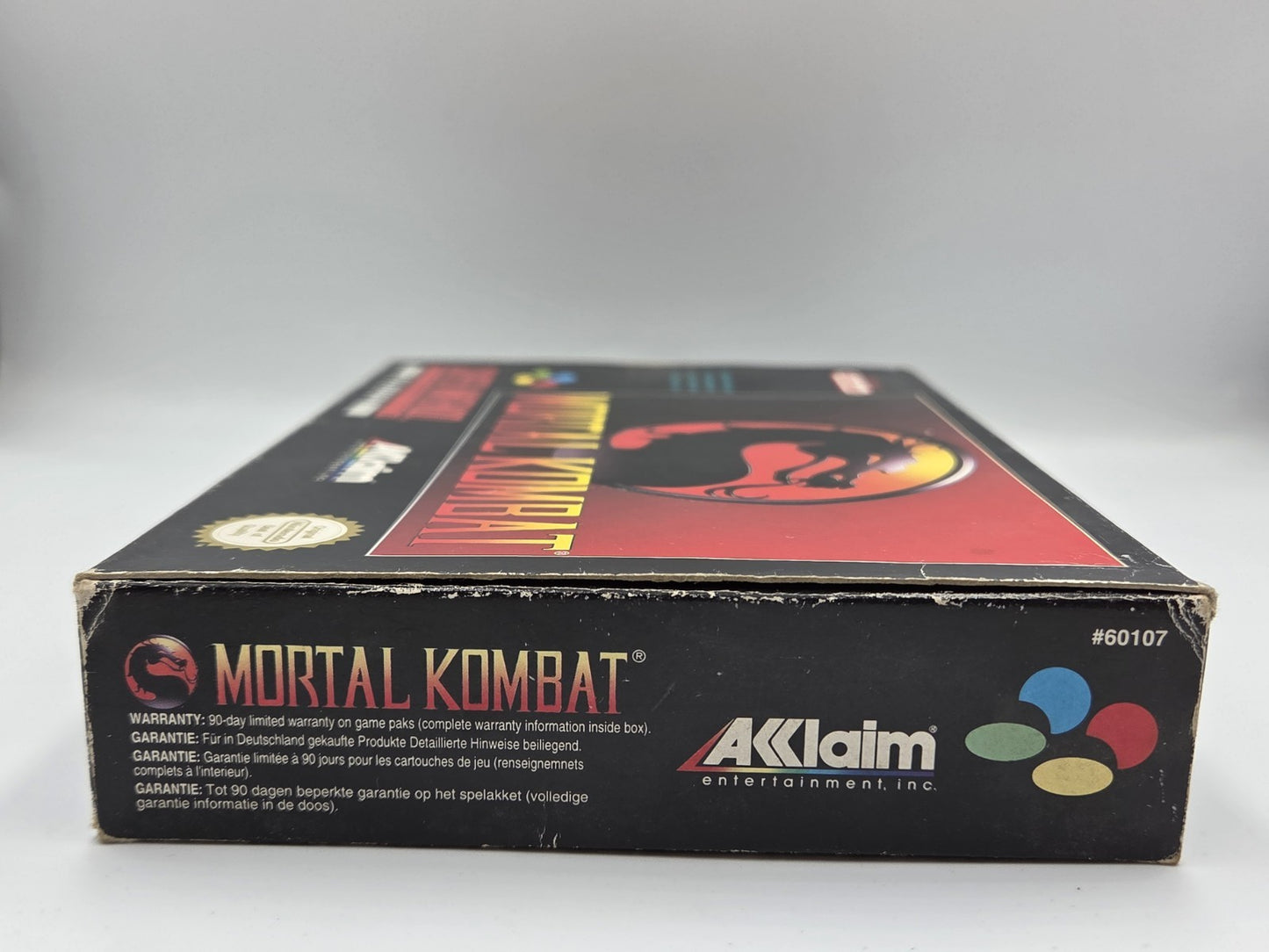 SNES Super Nintendo Mortal Kombat mit OVP und Anleitung EUR - T-Retro-Games