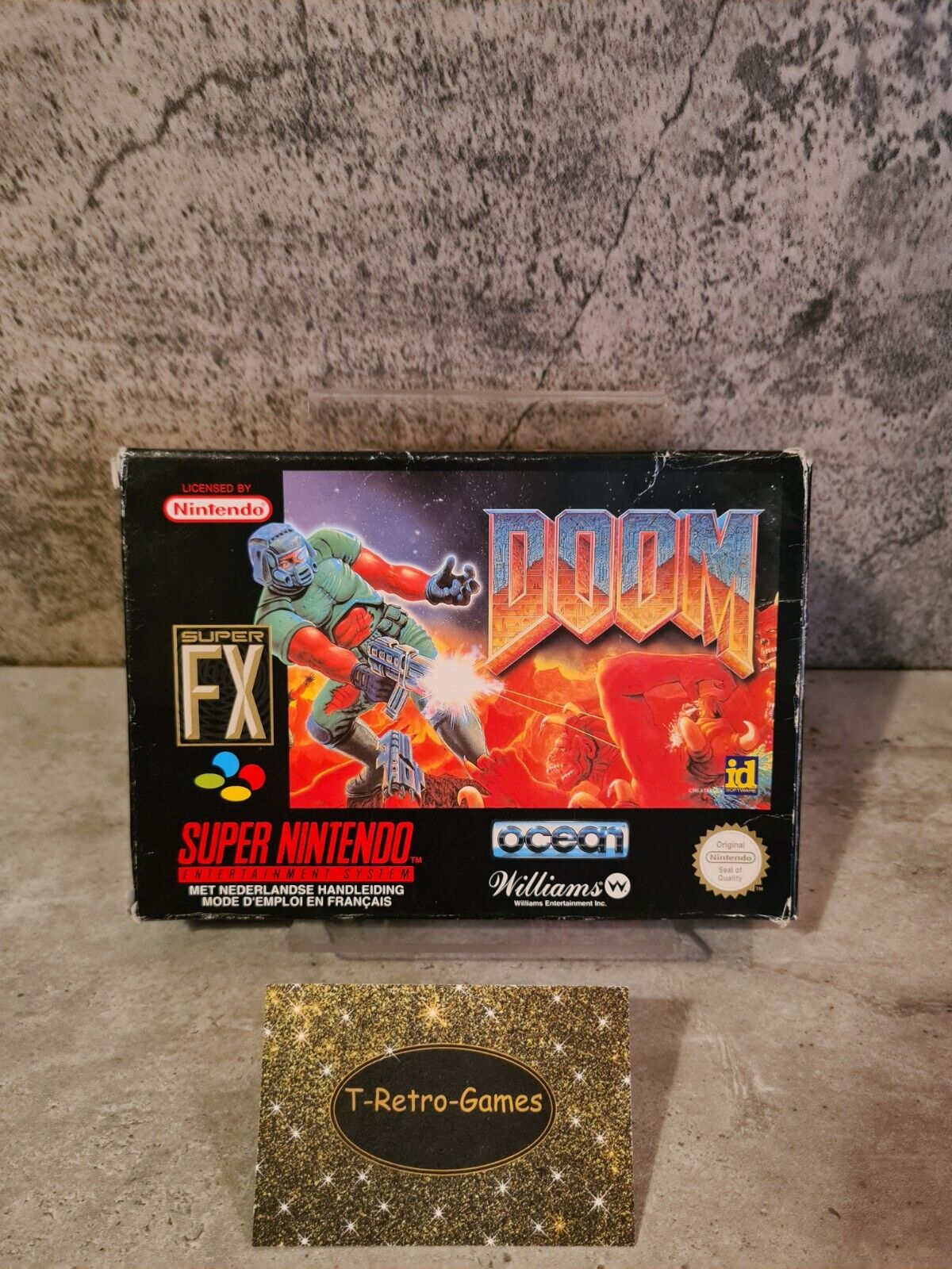 SNES Super Nintendo Doom mit OVP und Anleitung FAH - T-Retro-Games