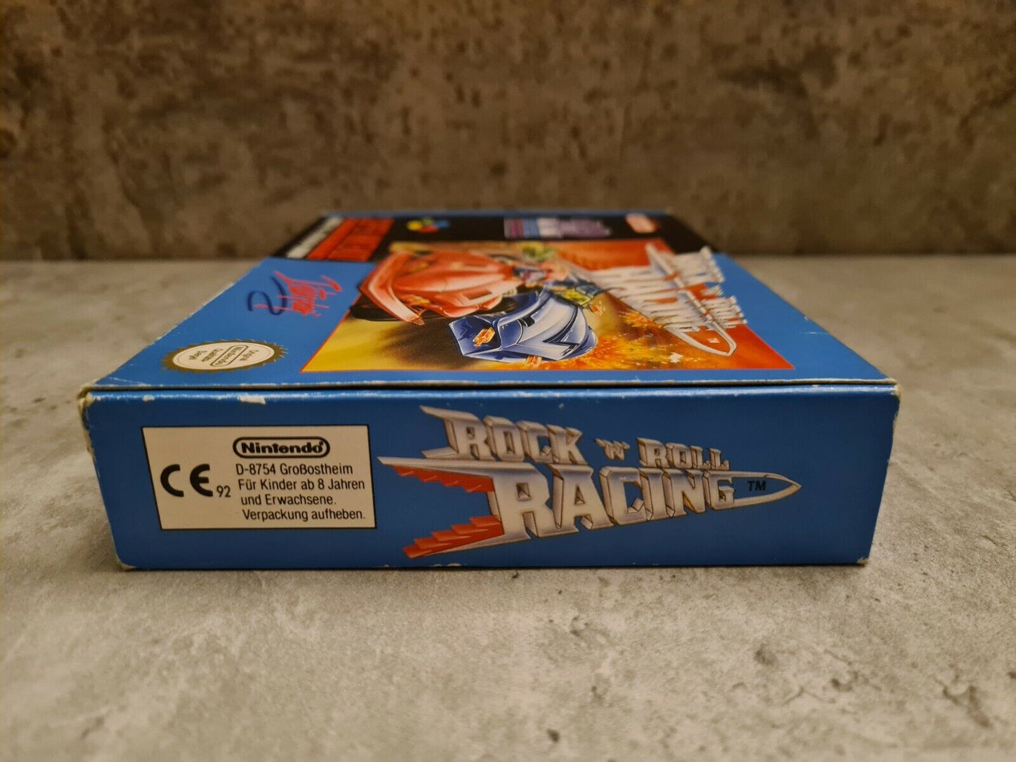 SNES Super Nintendo Rock N Roll Racing mit OVP und Anleitung NOE - T-Retro-Games