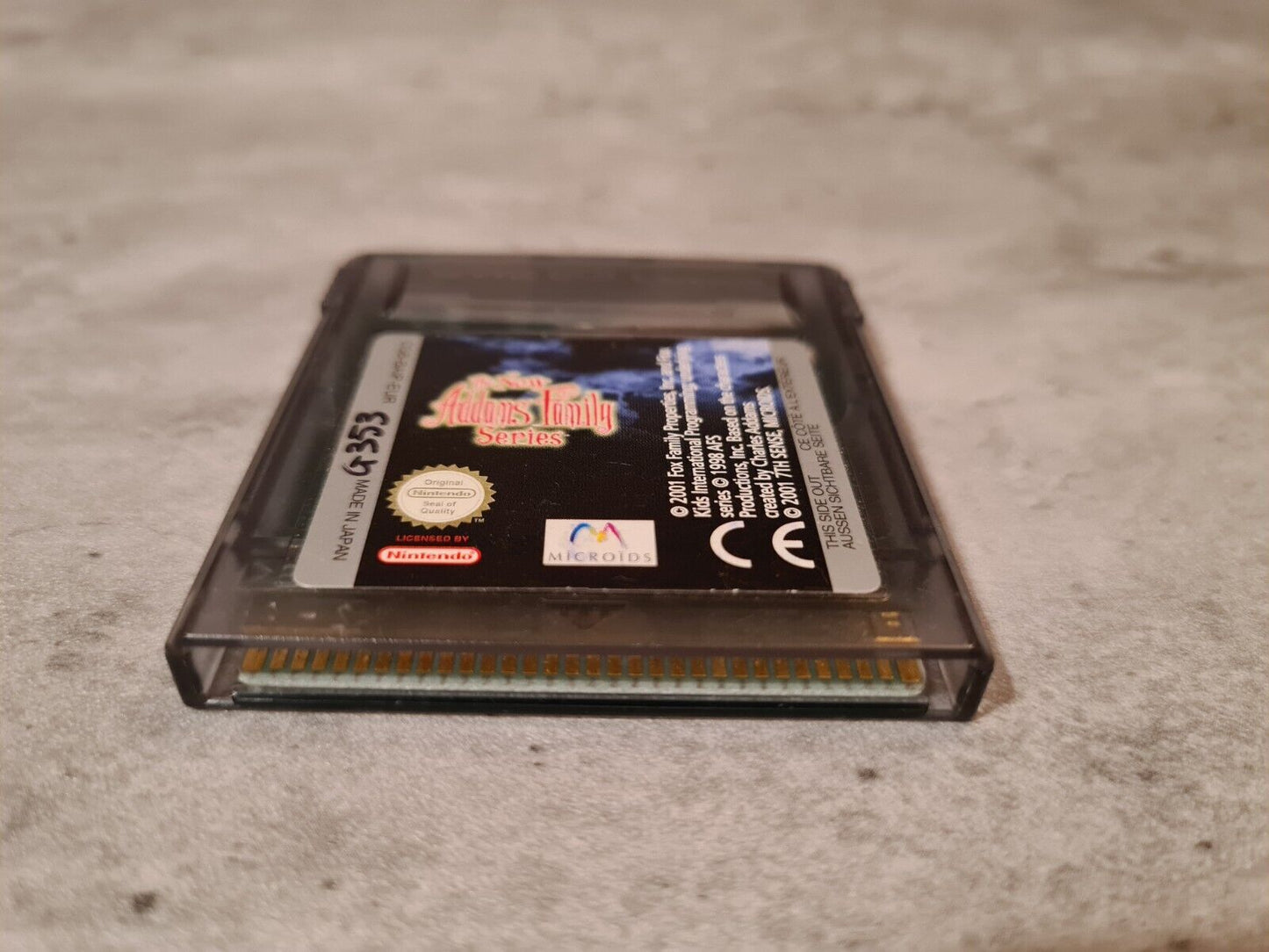 Nintendo Game Boy Color The New Addams Family Series EUR Modul - T-Retro-Games