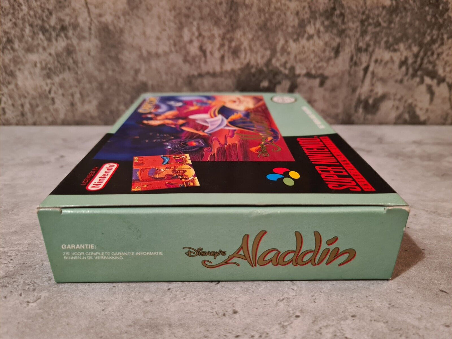 SNES Super Nintendo Disney's Aladdin mit OVP und Anleitung HOL - T-Retro-Games