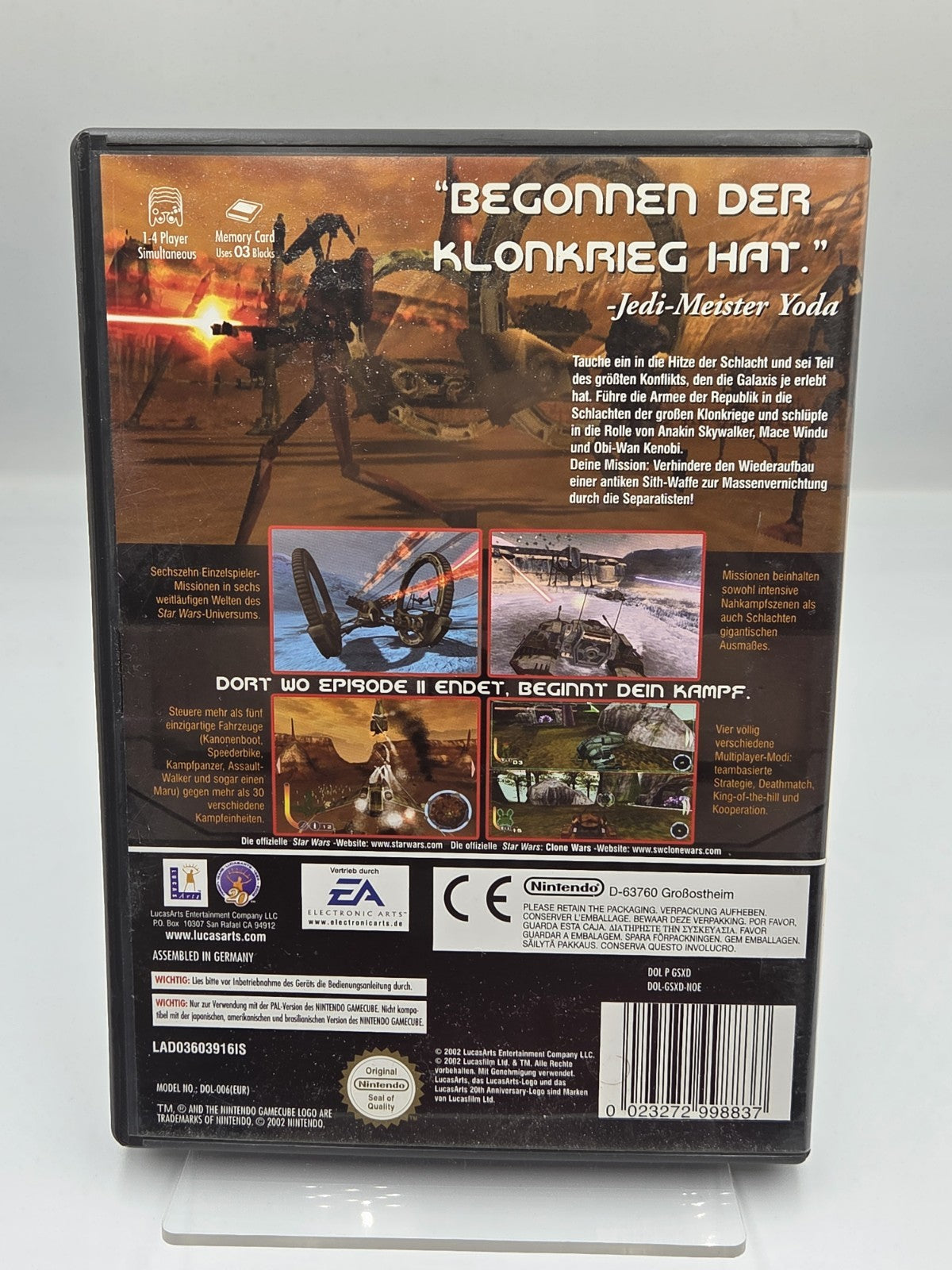 Nintendo GameCube Star Wars Clone Wars mit OVP und Anleitung NOE - T-Retro-Games
