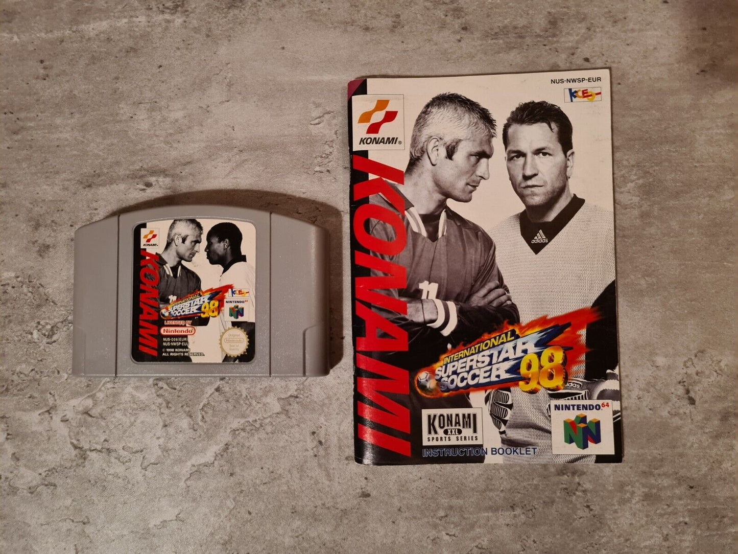 N64 Nintendo 64 International Superstar Soccer 98 mit OVP und Anleitung EUR - T-Retro-Games