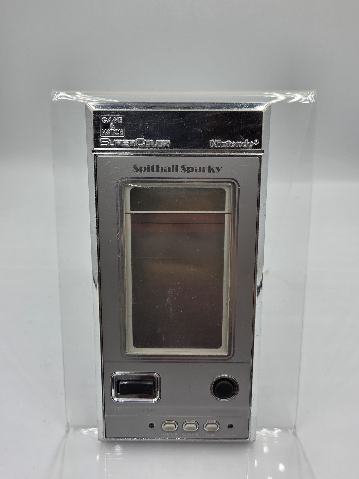 Nintendo Game & Watch Spitball Sparky Konsole Console 1984 Super Color