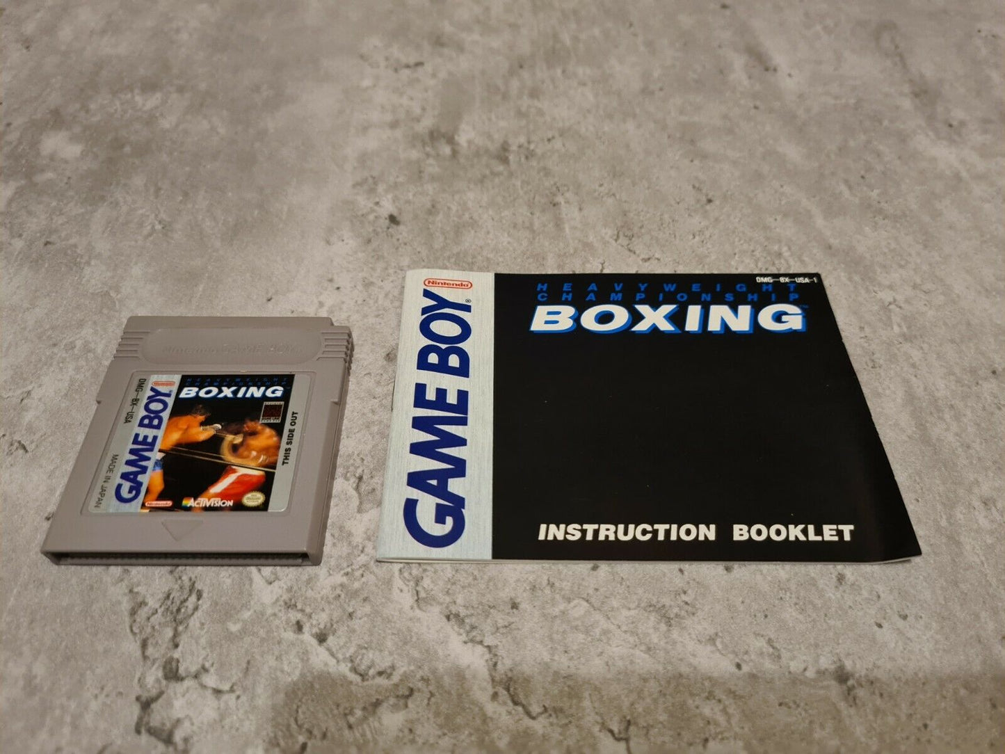 Nintendo Gameboy Heavyweight Championship Boxing mit OVP und Anleitung USA - T-Retro-Games
