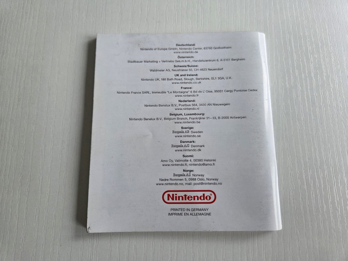 Nintendo Game Boy Advance Final Fantasy VI Advance Spielanleitung NFHUG