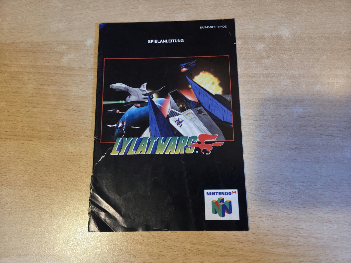 N64 Nintendo 64 Lylatwars Spielanleitung Instruction Booklet NOE