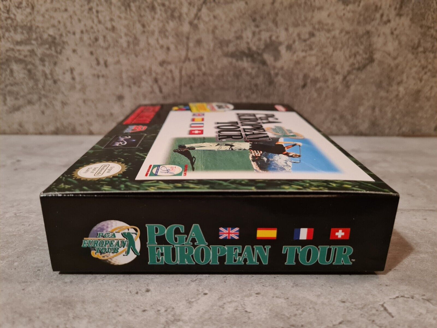 SNES Super Nintendo PGA European Tour New Old Stock Neu unbenutzt EUR - T-Retro-Games