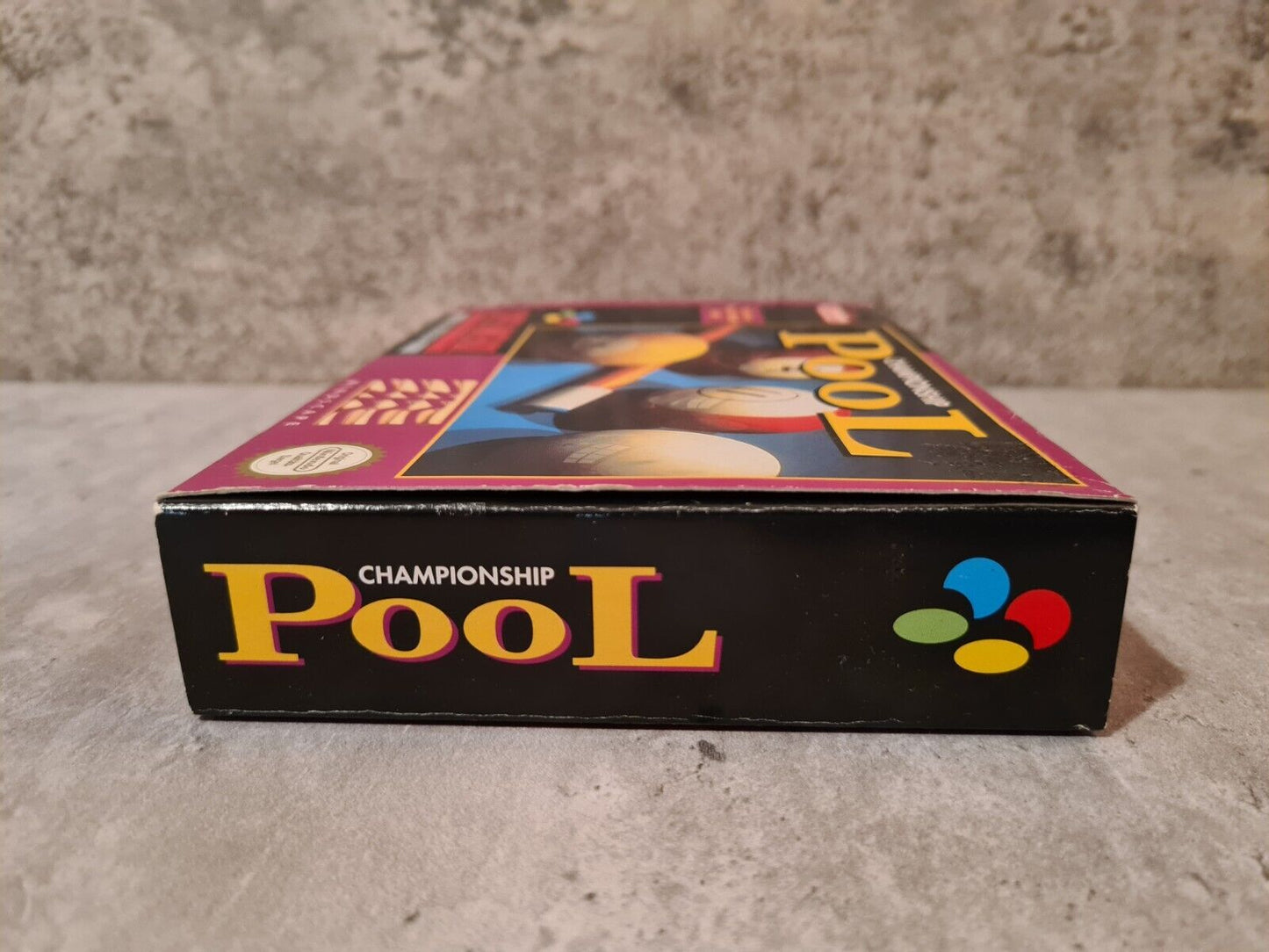 SNES Super Nintendo Championship Pool mit OVP und Anleitung + Poster NOE - T-Retro-Games