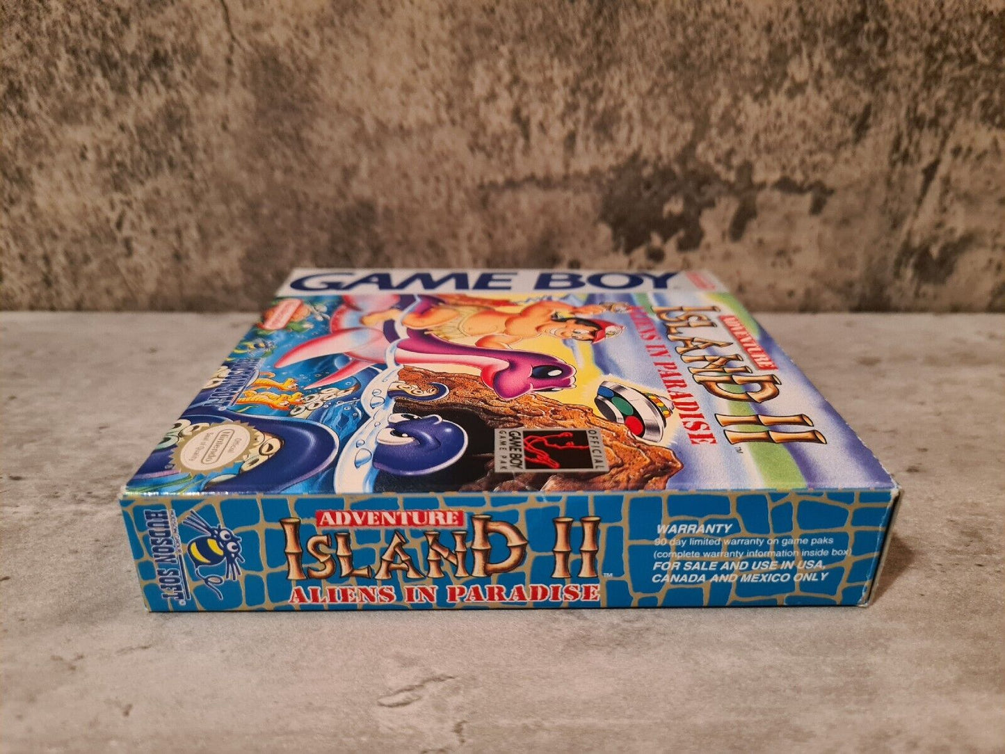 Game Boy Classic Adventure Island II Aliens in Paradise mit OVP + Anleitung USA