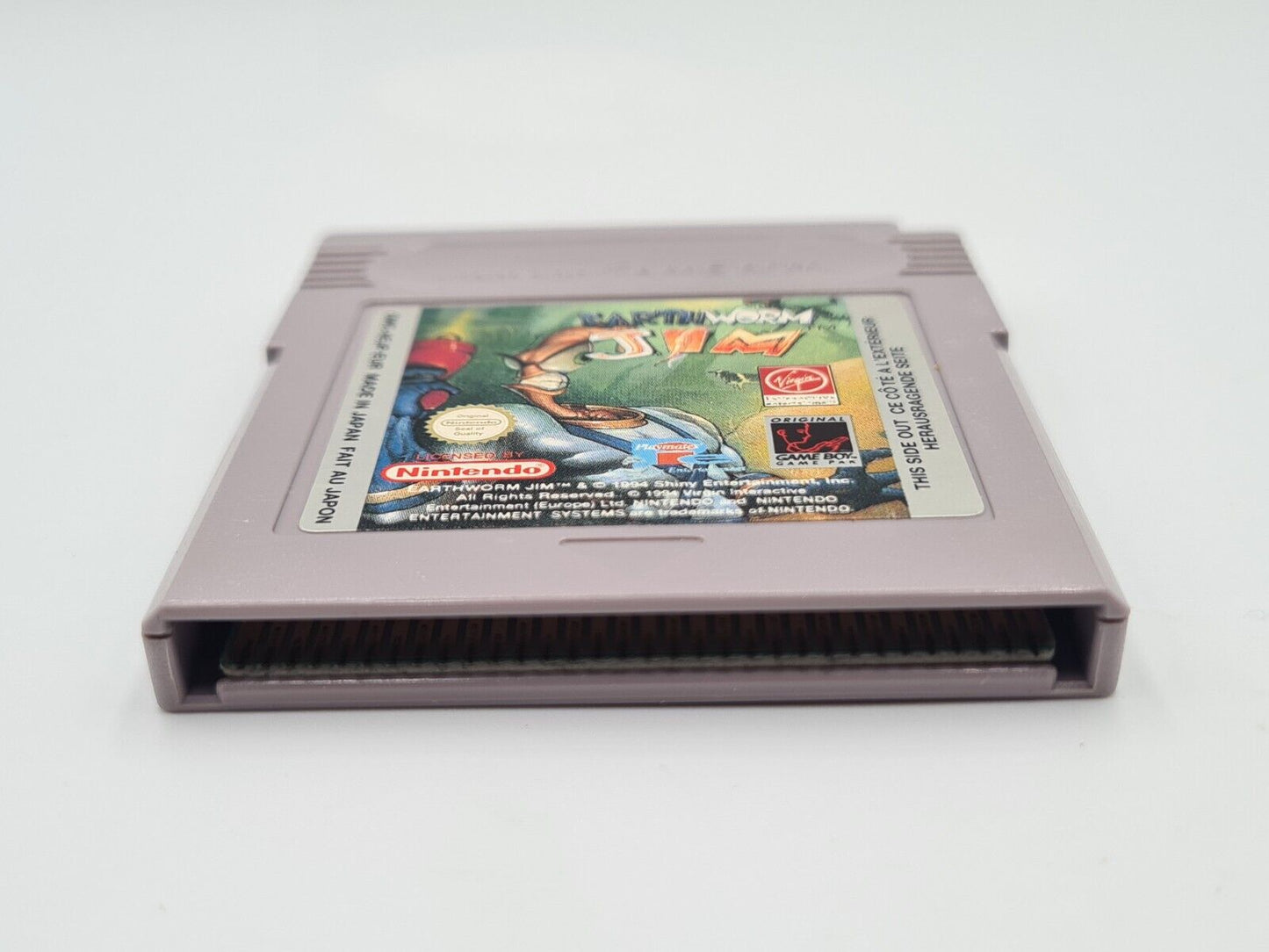 Nintendo Game Boy Classic Spiel Earthworm Jim Modul EUR - T-Retro-Games
