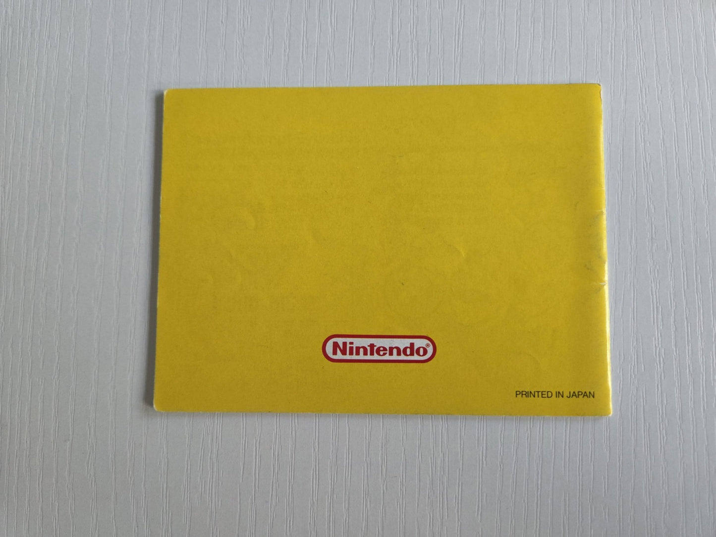 Game Boy Classic Mario & Yoshi Spielanleitung Instruction Booklet FRG