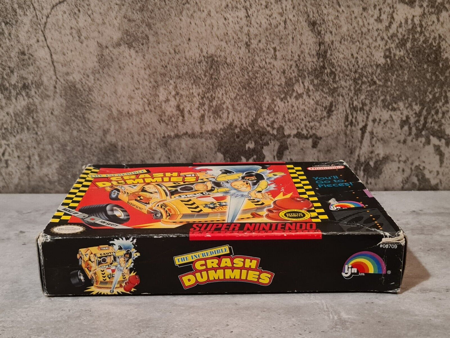 SNES Super Nintendo The Incredible Crash Dummies mit OVP und Anleitung NTSC USA - T-Retro-Games