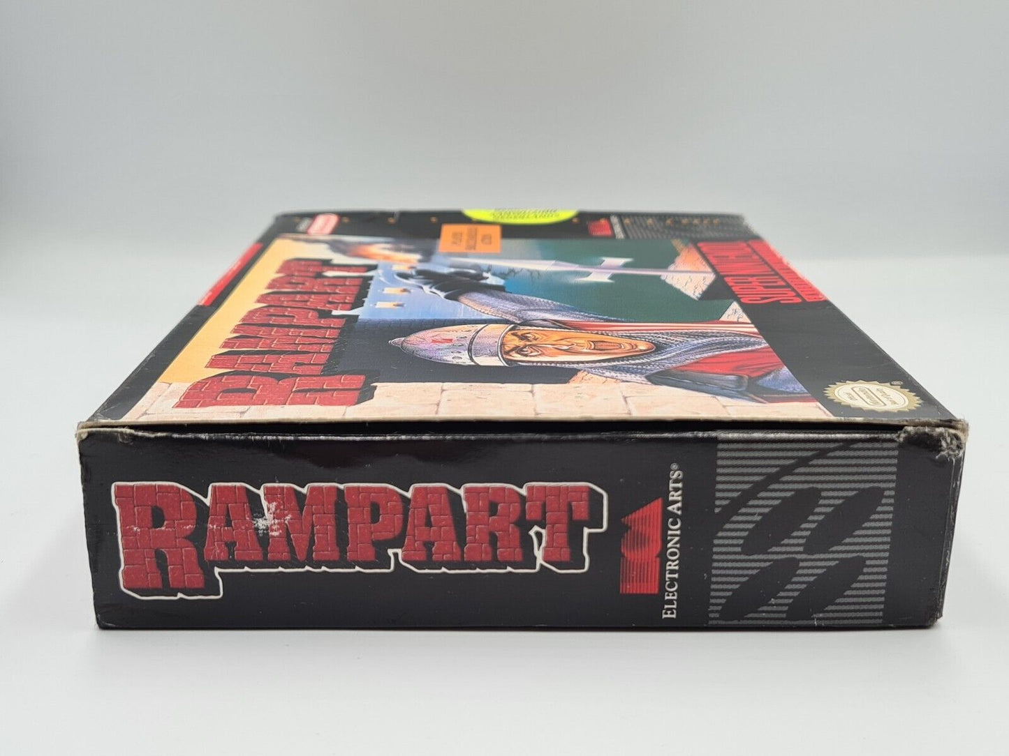 SNES Super Nintendo Rampart mit OVP und Anleitung NTSC-USA - T-Retro-Games