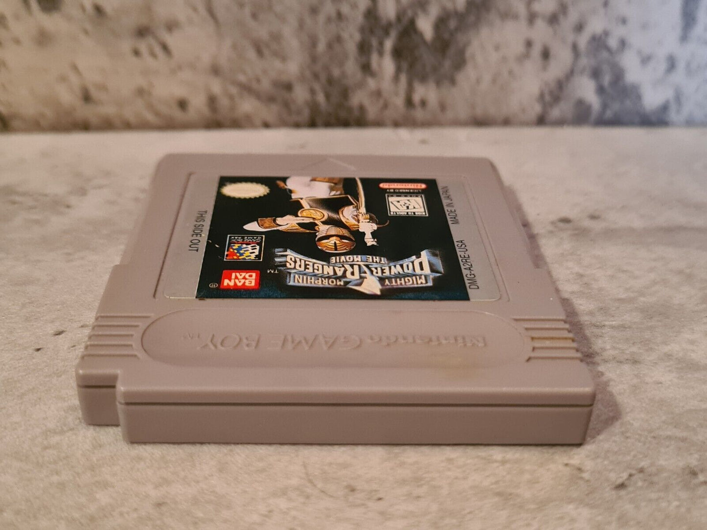 Nintendo Gameboy Classic Spiel Mighty Morphin Power Rangers: The Movie Modul USA - T-Retro-Games