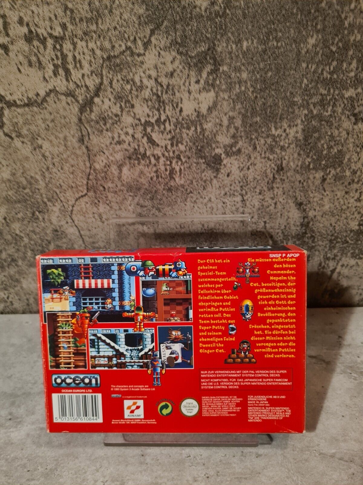 SNES Super Nintendo Putty Squad mit OVP und Anleitung NOE - T-Retro-Games