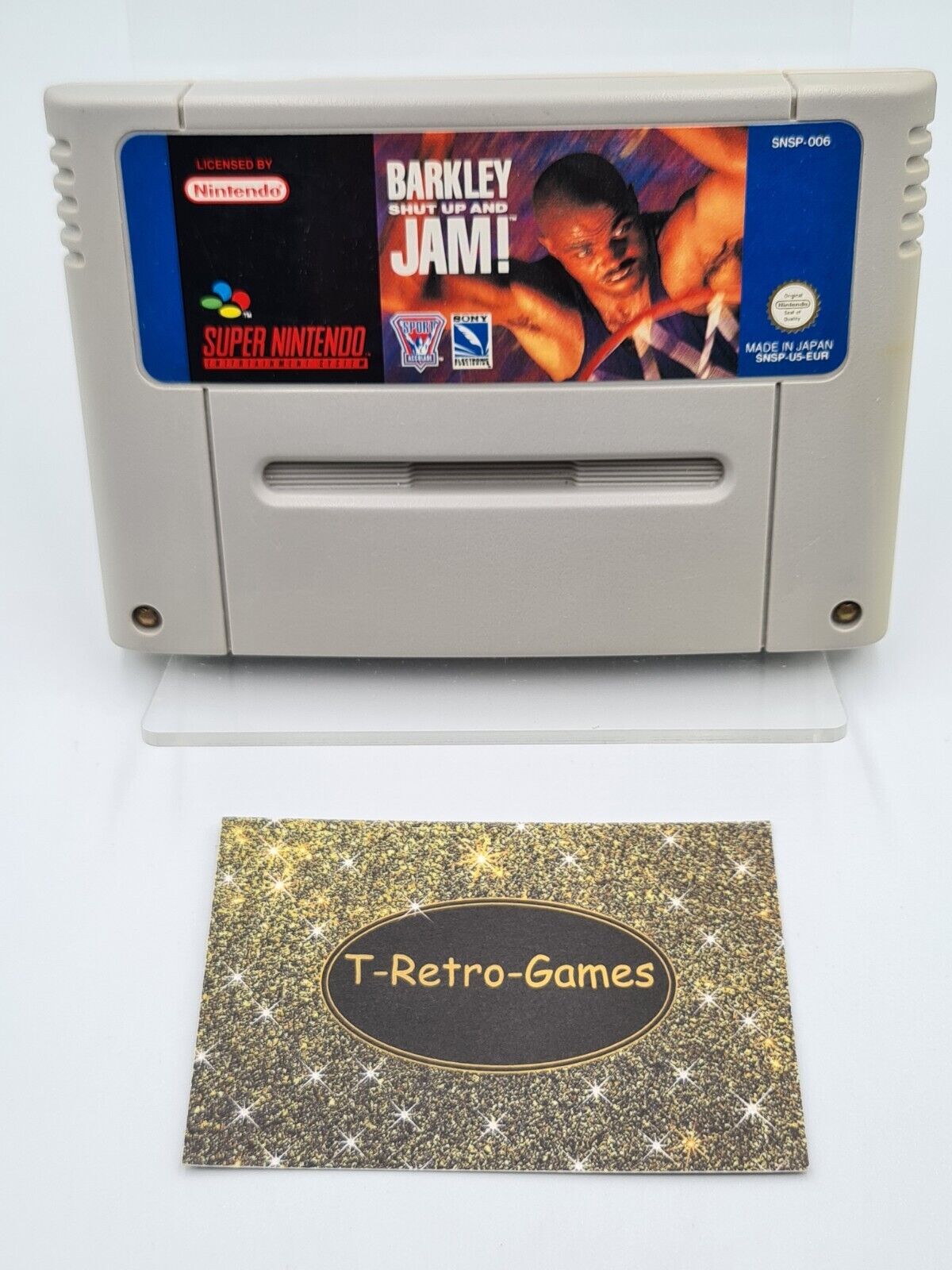 SNES Super Nintendo Barkley Shut Up and Jam! Modul EUR - T-Retro-Games