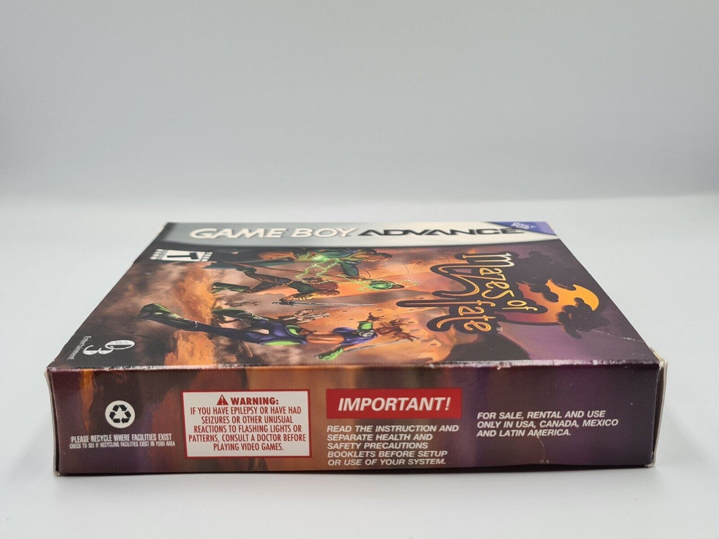 Nintendo Game Boy Advance Mazes of Fate mit OVP und Anleitung USA - T-Retro-Games