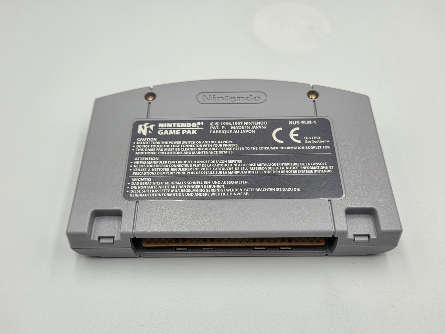 N64 Nintendo 64 1080 Snowboarding mit OVP und Anleitung AUS
