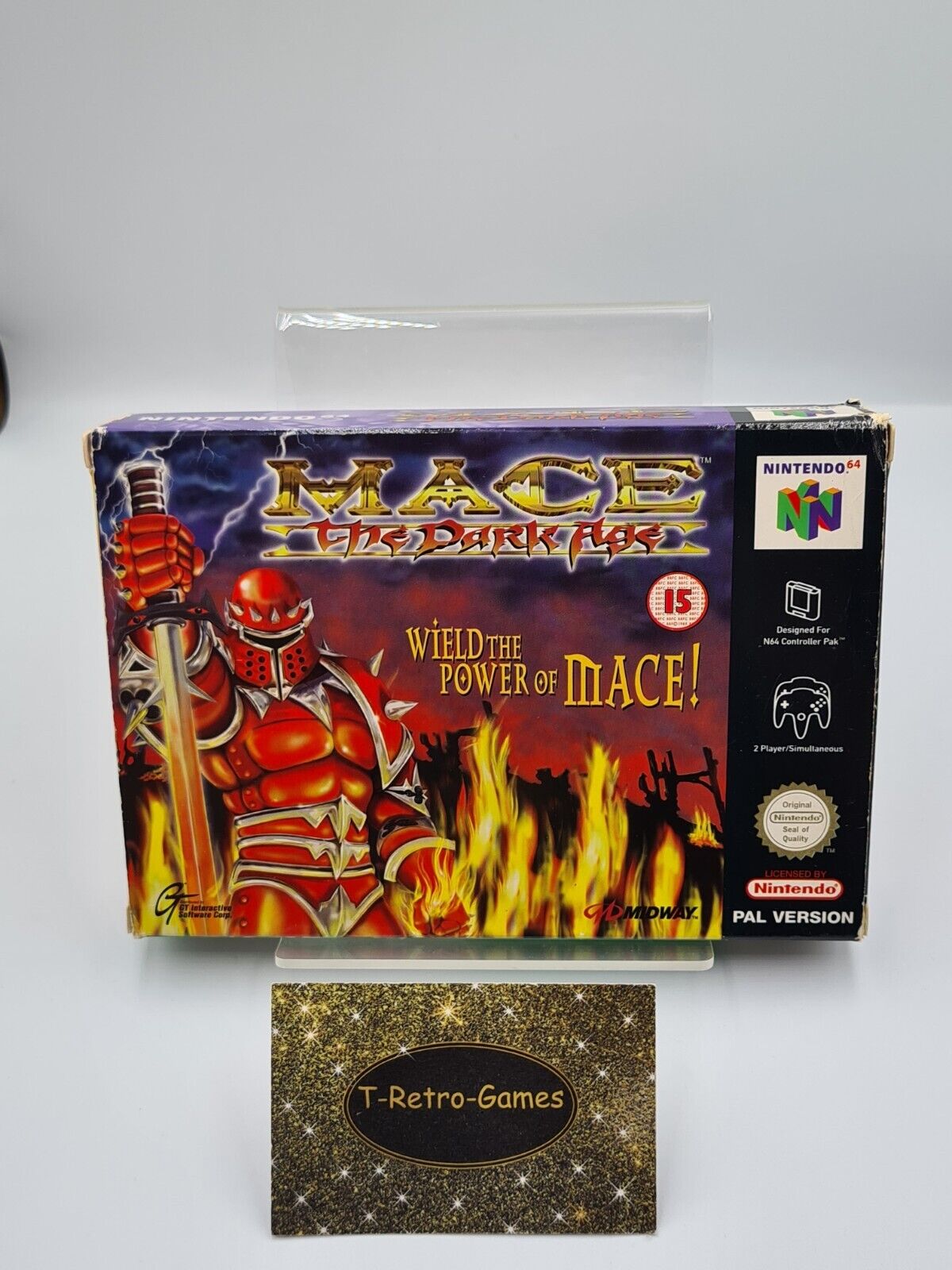 N64 Nintendo 64 Mace The Dark Age mit OVP und Anleitung EUR - T-Retro-Games