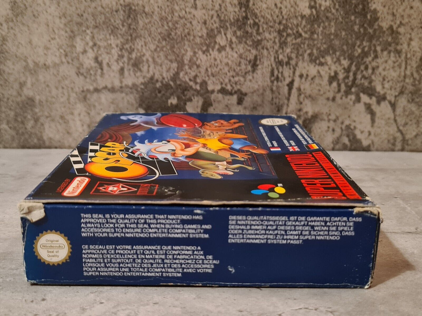SNES Super Nintendo Oscar mit OVP und Anleitung EUR - T-Retro-Games