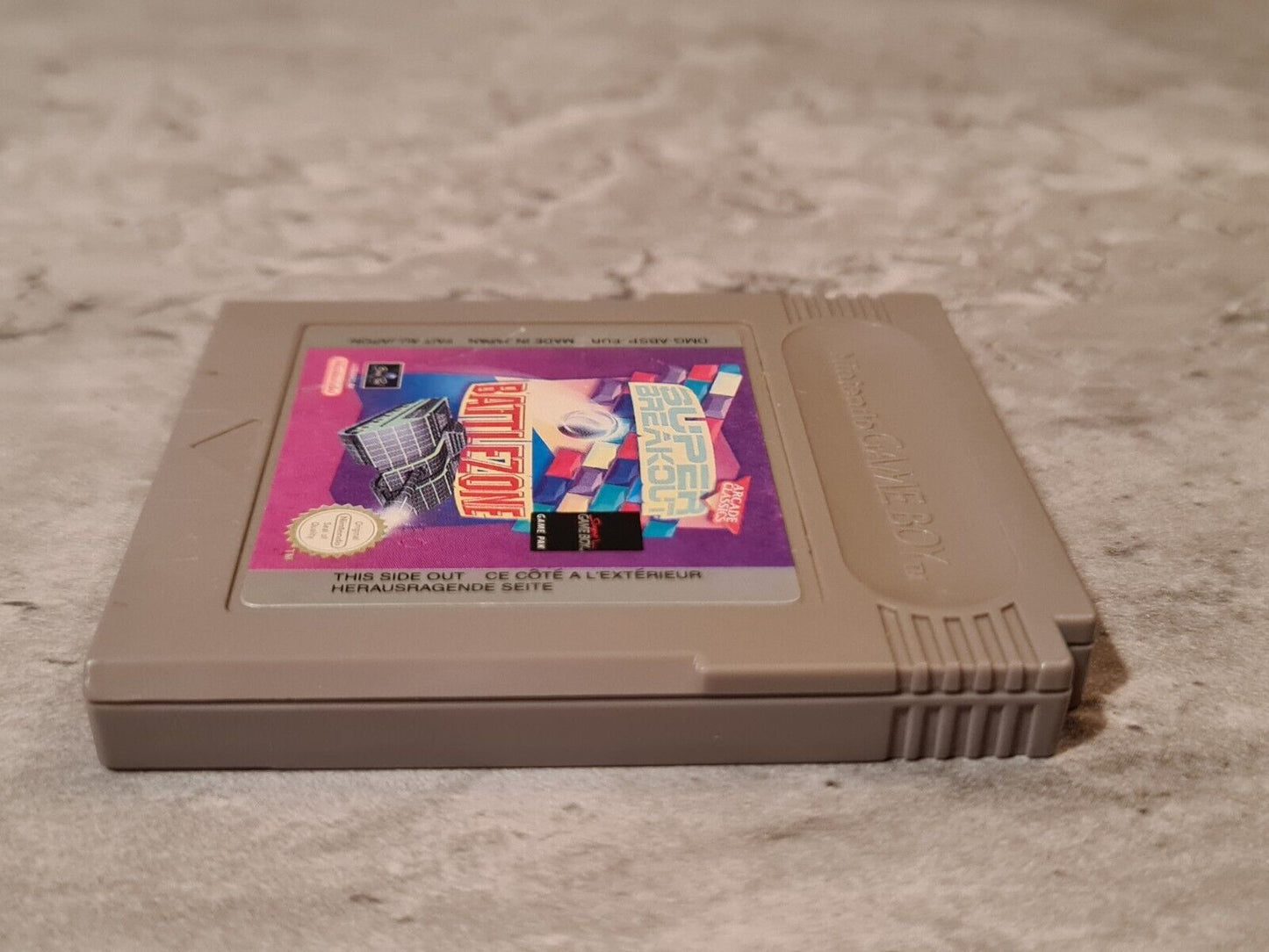 Nintendo Game Boy Classic Spiel Super Breakout /Battlezone Modul EUR - T-Retro-Games