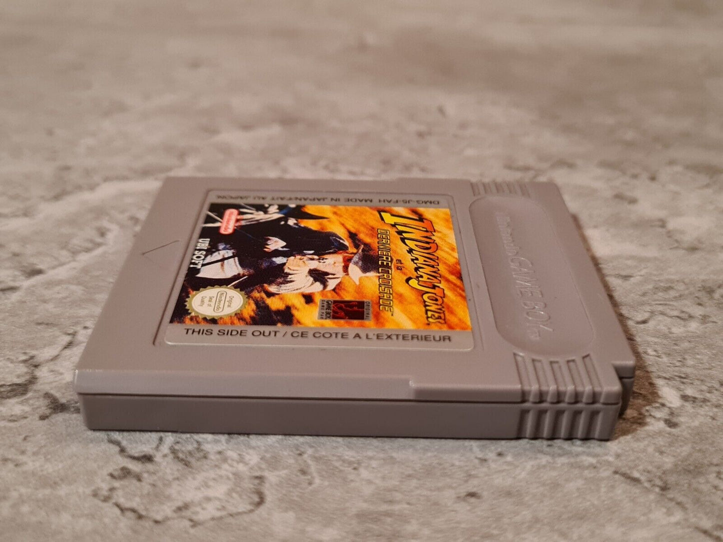 Nintendo Game Boy Classic Spiel Indiana Jones et la Derniere Croisade Modul FAH - T-Retro-Games