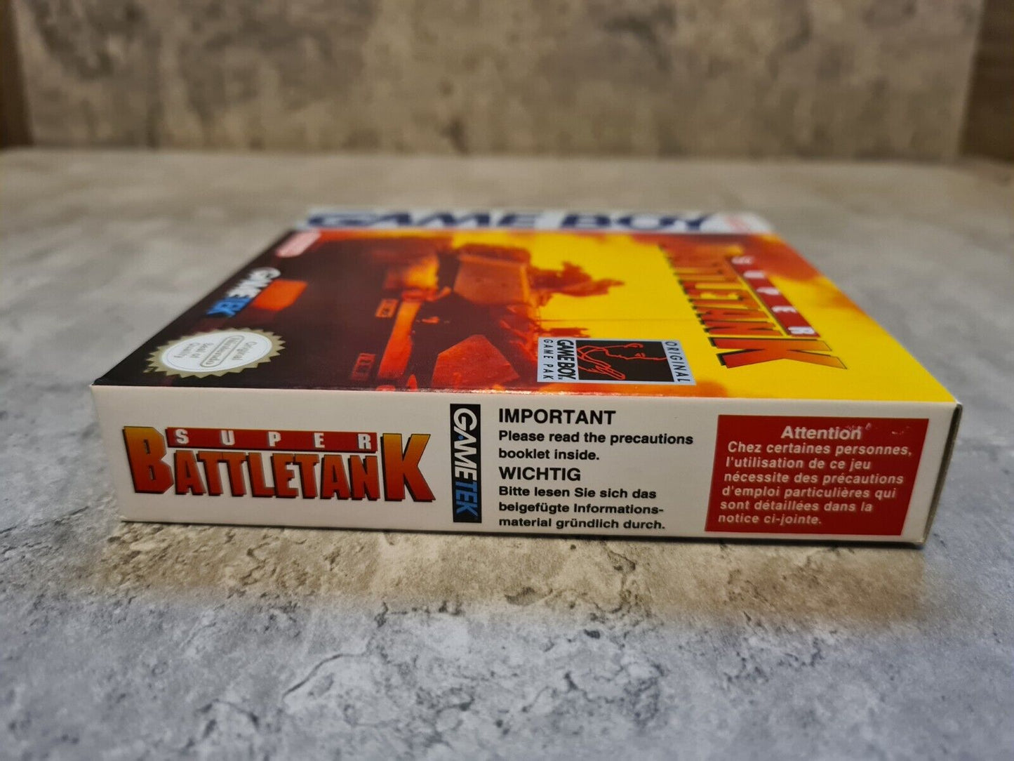 Game Boy Classic Spiel Super Battletank EUR New Old Stock Unbenutzt