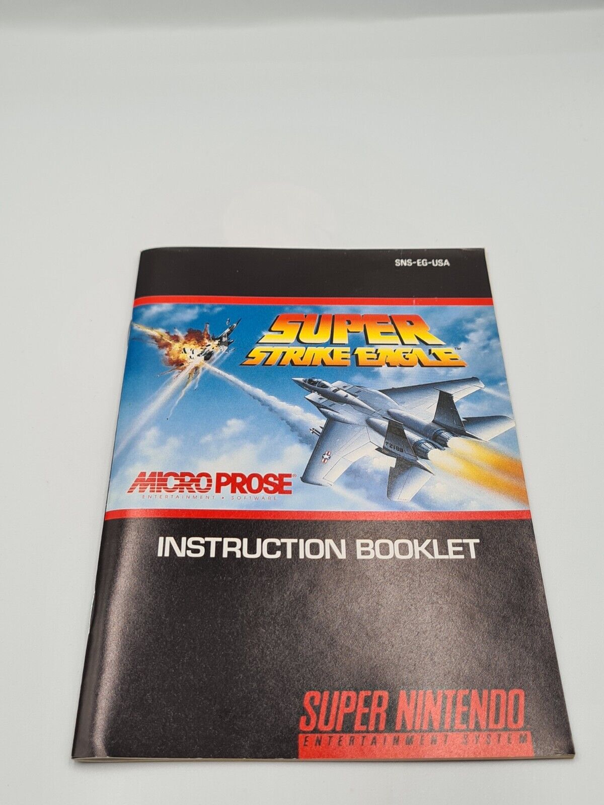 SNES Super Nintendo Super Strike Eagle mit OVP und Anleitung NTSC USA - T-Retro-Games