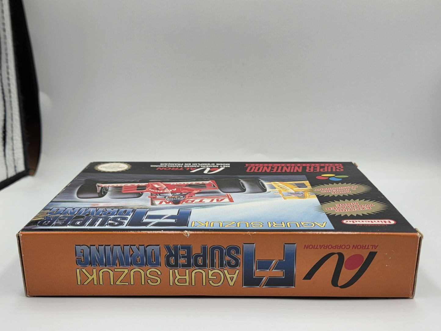 SNES Super Nintendo Aguri Suzuki F-1 Super Driving mit OVP und Anleitung FAH