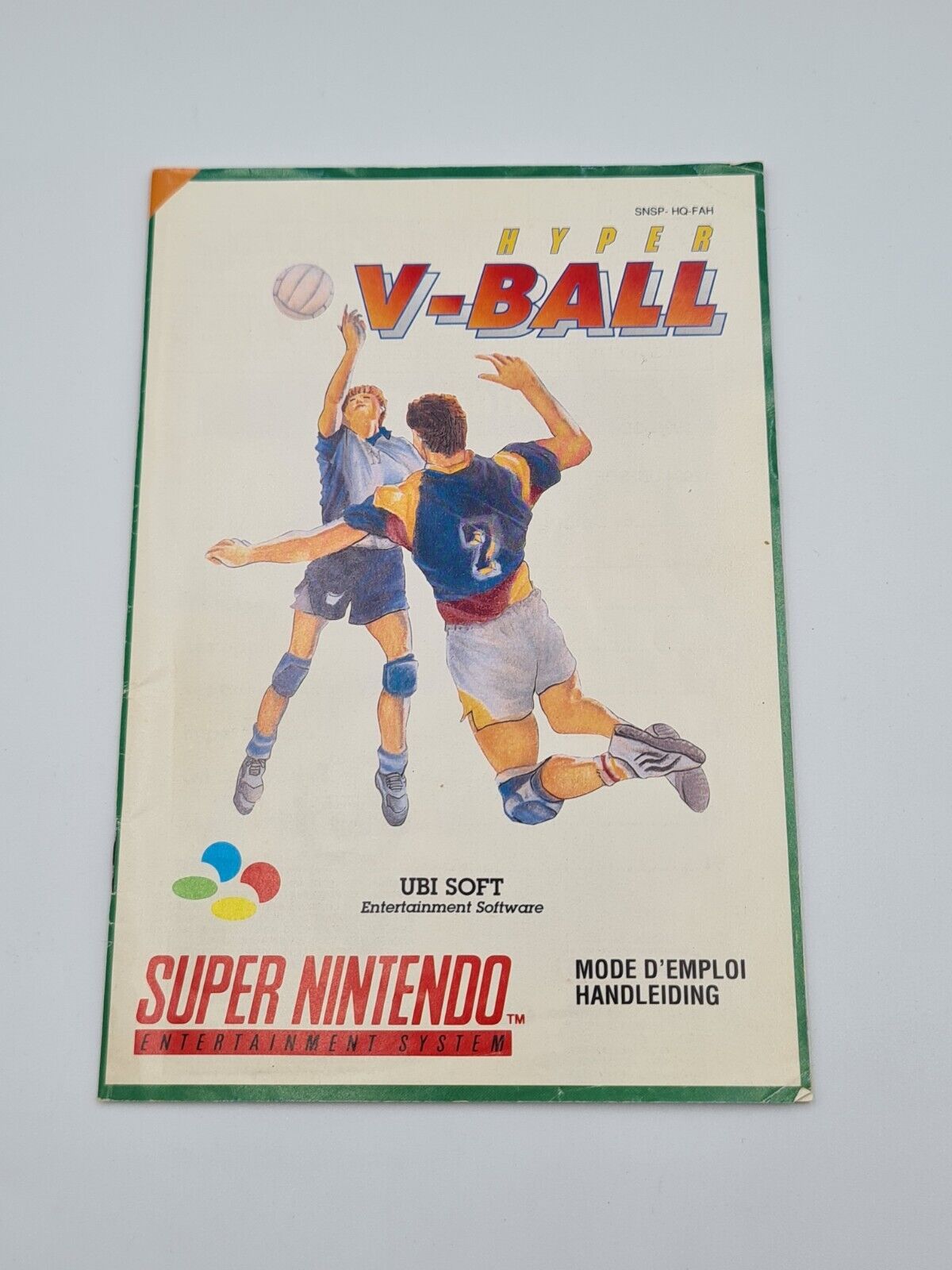 SNES Super Nintendo Hyper V-Ball mit OVP und Anleitung FAH - T-Retro-Games