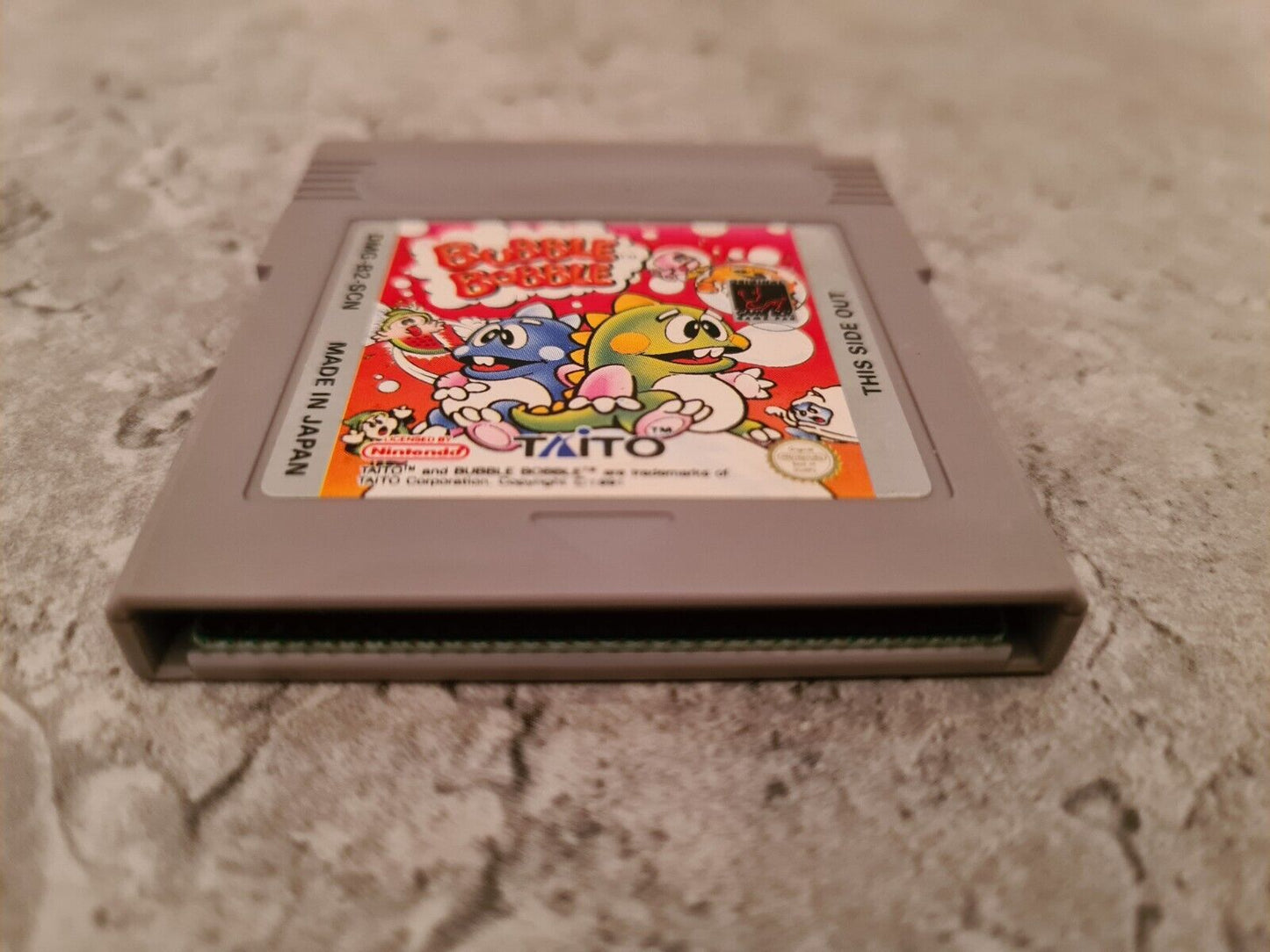 Nintendo Gameboy Classic Spiel Bubble Bobble Modul SCN - T-Retro-Games