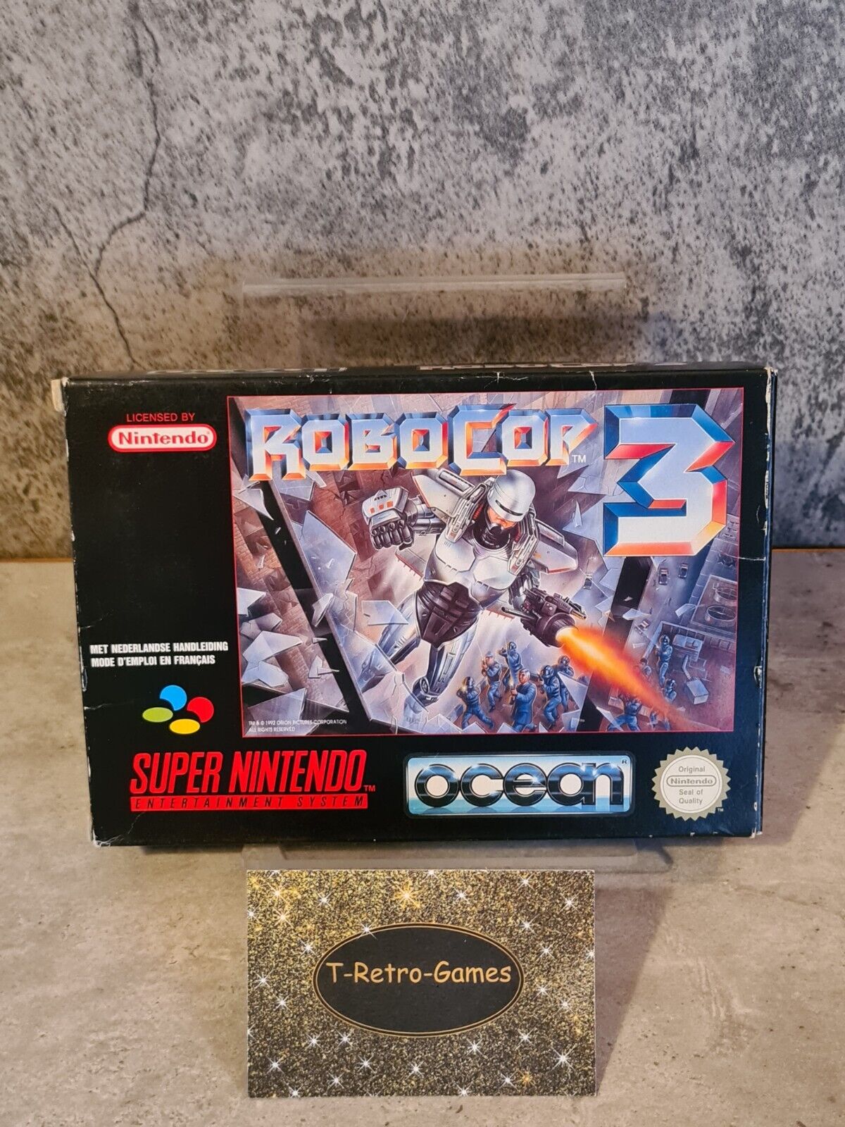 SNES Super Nintendo RoboCop 3 mit OVP und Anleitung FAH - T-Retro-Games