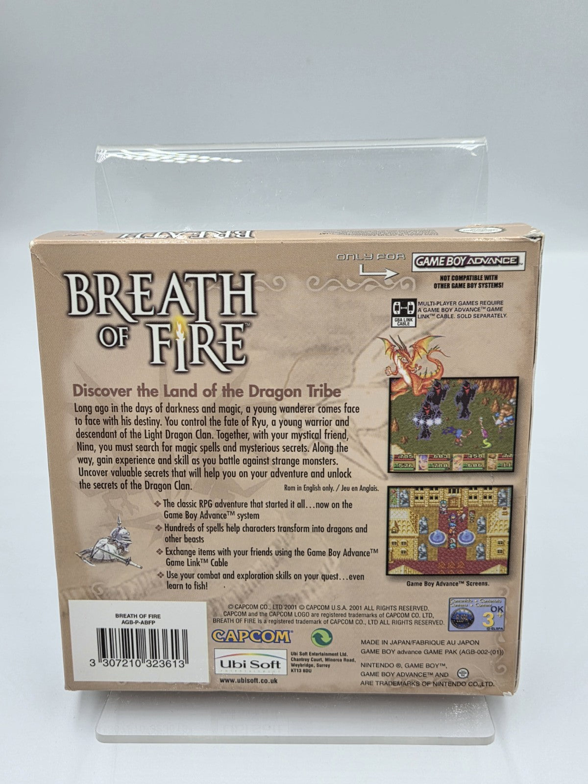 Nintendo Game Boy Advance Breath of Fire mit OVP und Anleitung EUR