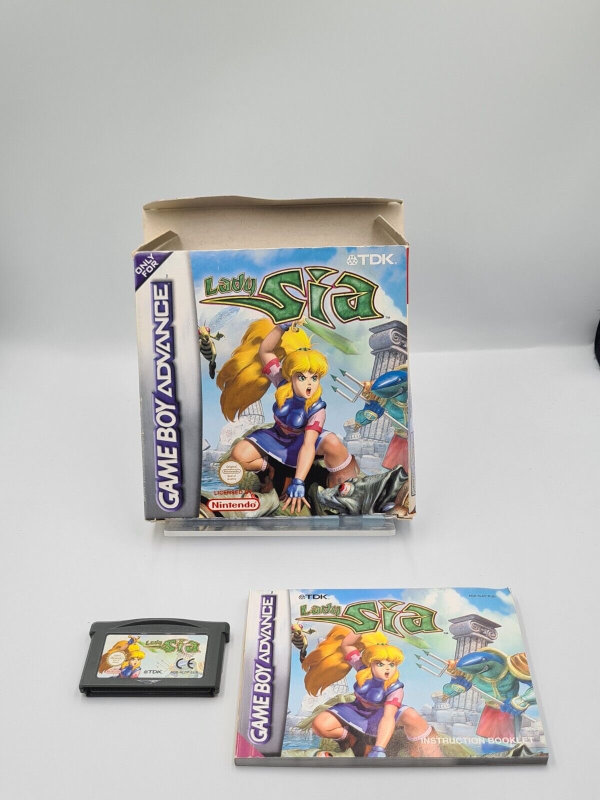 Nintendo Game Boy Advance Lady Sia mit OVP und Anleitung EUR - T-Retro-Games