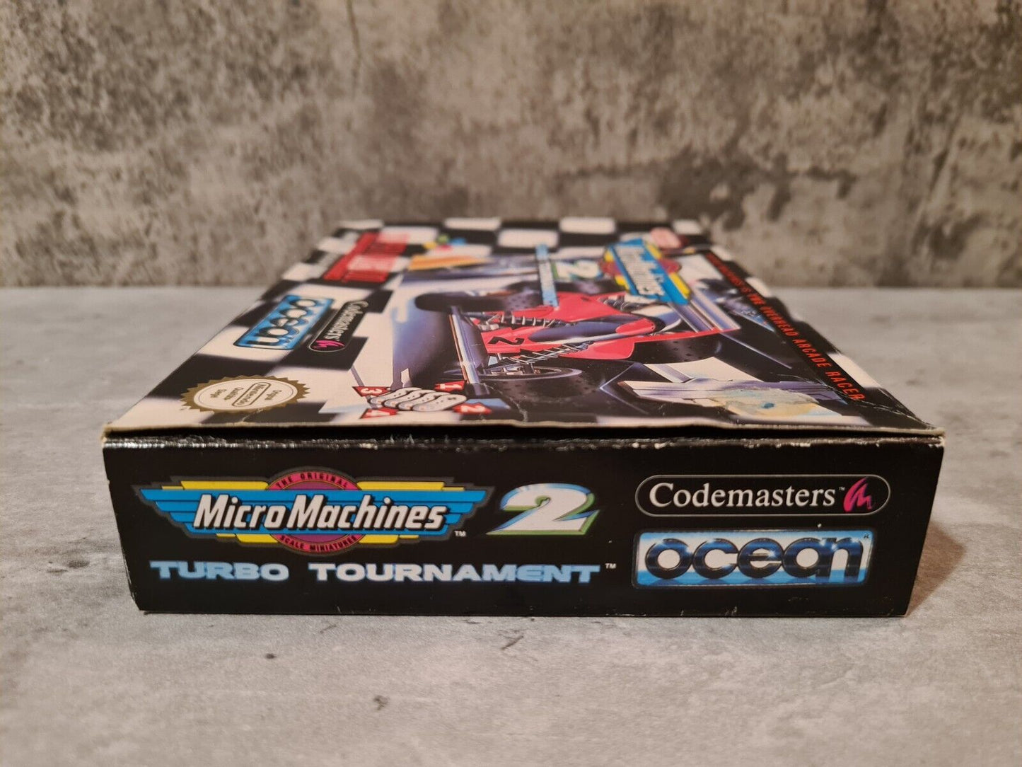 SNES Super Nintendo Micro Machines 2 Turbo Tournament mit OVP und Anleitung NOE - T-Retro-Games